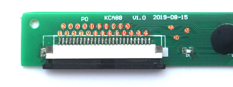 TauonPC Keyboard pin numbers